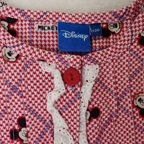 NWOT Mickey Mouse Pajamas - 100% Cotton - Picture 1 of 8